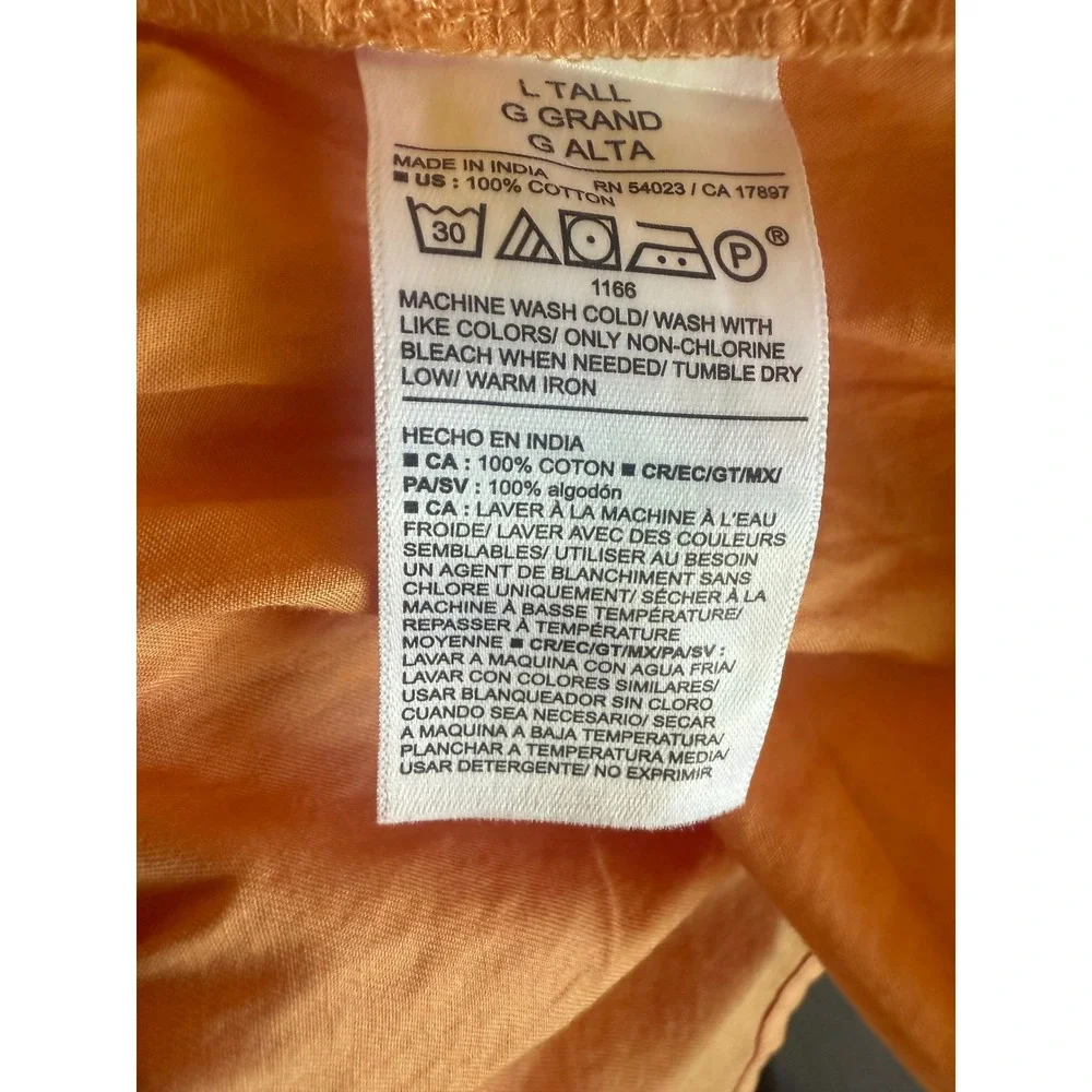 Old Navy orange smocked